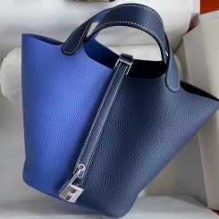 Replica Hermes Bolide 27 Handmade Bag In Vert Vertigo Clemence Leather